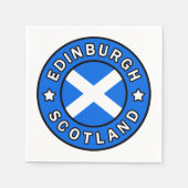 Serviette En Papier Edimbourg Écosse (Devant)