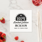 Serviette En Papier Edition limitée 50e anniversaire (En situation)