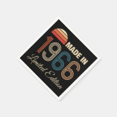 Serviette En Papier Édition limitée 60e anniversaire 1966 (Coin)