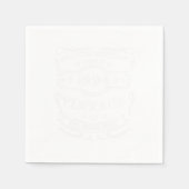 Serviette En Papier Edition Limitée Fabriquée En 1994 Cadeau Anniversa (Devant)