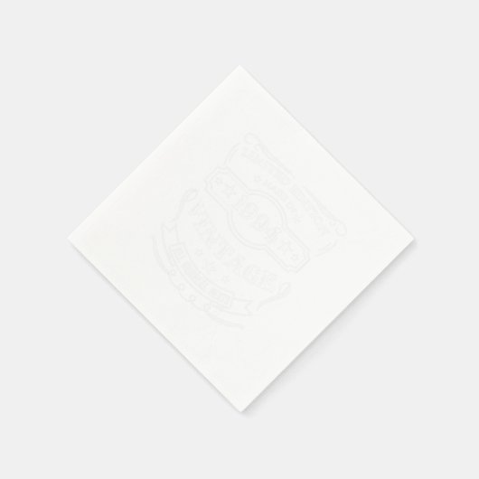 Serviette En Papier Edition Limitée Fabriquée En 1994 Cadeau Anniversa (Coin)