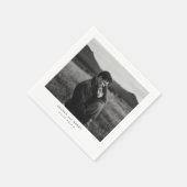 Serviette En Papier Editorial Photo Serif Black White Wedding (Coin)