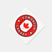 Serviette En Papier Edmonton Canada (Coin)