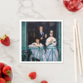 Serviette En Papier Edouard Manet - Balcon / Le Balcon (En situation)