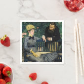 Serviette En Papier Edouard Manet - Dans la serre (En situation)