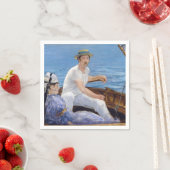 Serviette En Papier Edouard Manet - En bateau (En situation)
