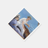 Serviette En Papier Edouard Manet - En bateau (Coin)