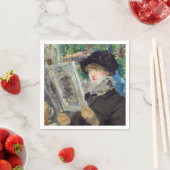 Serviette En Papier Edouard Manet - Femme lisant (En situation)