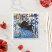 Serviette En Papier Edouard Manet - Grand Canal, Venise (En situation)