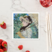 Serviette En Papier Edouard Manet - Jeanne / Printemps (En situation)