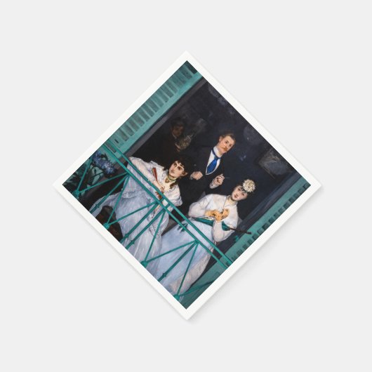 Serviette En Papier Edouard Manet - Le Balcon / The Balcony (Coin)