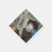Serviette En Papier Edouard Manet - Lecture Femme (Coin)