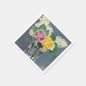 Serviette En Papier Edouard Manet - Lilacs et Rose (Coin)