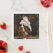 Serviette En Papier Edouard Manet - Lola de Valence (En situation)