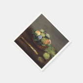 Serviette En Papier Edouard Manet - Panier de fruits (Coin)