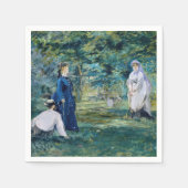 Serviette En Papier Edouard Manet - Un jeu de Croquet (Devant)