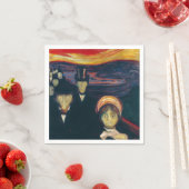 Serviette En Papier Edvard Munch - Anxiété (En situation)