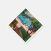 Serviette En Papier Edvard Munch - Danse sur la plage (Coin)