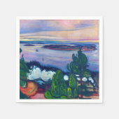 Serviette En Papier Edvard Munch - Fumée de train (Devant)