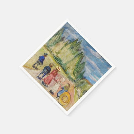 Serviette En Papier Edvard Munch - La forêt Fairytale (Coin)
