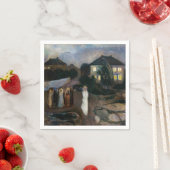 Serviette En Papier Edvard Munch - La tempête (En situation)