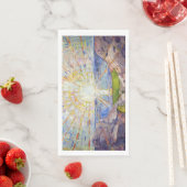 Serviette En Papier Edvard Munch - Le Soleil 1911 (En situation)