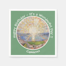 Edvard Munch Le Soleil (Solen) - Articles de fête 