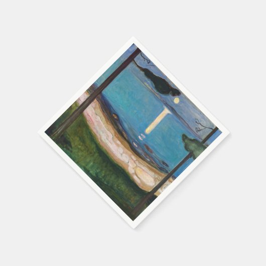 Serviette En Papier Edvard Munch - Lune (Coin)