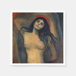 Serviette En Papier Edvard Munch - Madonna