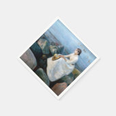 Serviette En Papier Edvard Munch - Nuit d'été, Enger sur la plage (Coin)