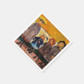 Serviette En Papier Edvard Munch - Quatre filles à Asgardstrand (Coin)