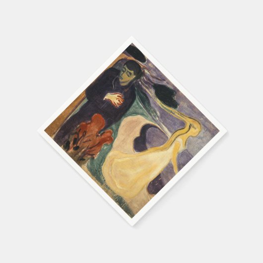 Serviette En Papier Edvard Munch - Séparation (Coin)