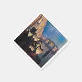 Serviette En Papier Edvard Munch - Soirée sur Karl Johan Street (Coin)
