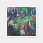 Serviette En Papier Edvard Munch - Table de roulette à Monte Carlo (Devant)
