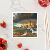 Serviette En Papier Edward Hicks Noah's Ark (En situation)