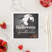 Serviette En Papier Eerie Halloween Spooktacular Party (En situation)
