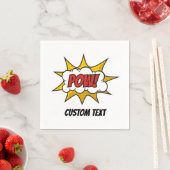 Serviette En Papier Effet audio comique Pow (En situation)