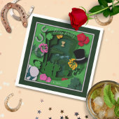 Serviette En Papier Effet de découpe du papier Derby Party