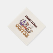 Serviette En Papier Éffrayant Avant Café - Drôle Ghost Coffee Brew (Coin)