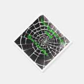 Serviette En Papier Éffrayant Déplaisant Spiderweb Motif Halloween per (Coin)