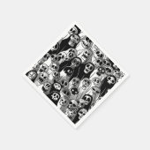 Serviette En Papier Éffrayant fantôme d'Halloween (Coin)