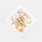 Serviette En Papier Éffrayant fantôme Halloween fête aquarelle (Coin)