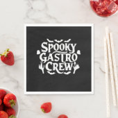 Serviette En Papier Éffrayant Gastro Crew Gastro Nurse Halloween Class (En situation)