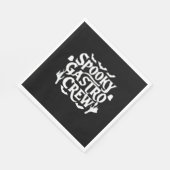 Serviette En Papier Éffrayant Gastro Crew Gastro Nurse Halloween Class (Coin)