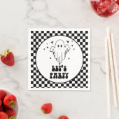 Serviette En Papier Éffrayant Halloween Faisons la fête (En situation)