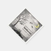 Serviette En Papier Éffrayant Halloween Party aquarelle Spooktacular (Coin)