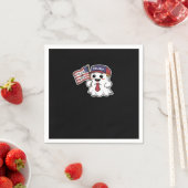 Serviette En Papier Éffrayant, Halloween, Trick Ou Voter, J'Obtiens To (En situation)