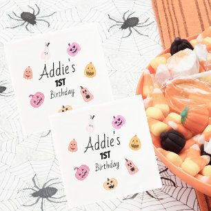 Serviette En Papier Éffrayant   Serviettes Anniversaires d'Halloween  