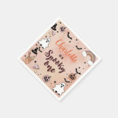 Serviette En Papier Éffrayant Un Halloween 1er Anniversaire (Coin)