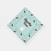 Serviette En Papier Éffrayant Un Sexe Neutre Halloween Premier Anniver (Coin)